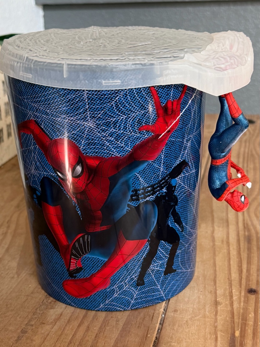Spiderman Party Favor Bucket - Blue/Red